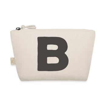 Minimal Letter A Bold Monogram Typographie - Trousse biologique - nature - Devant