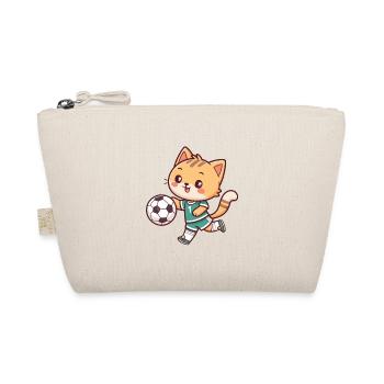 Katzenfuß-Kawaii-Plüschtier - Bio-Täschchen - Natur - Vorne