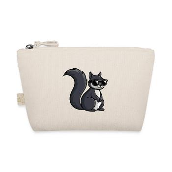 Cool Squirrel Dark Glasses - Organic Pouch - nature - Front