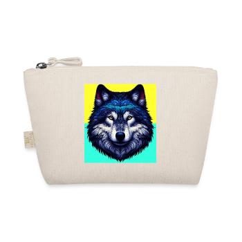 Wolf - Bio-Täschchen - Natur - Vorne