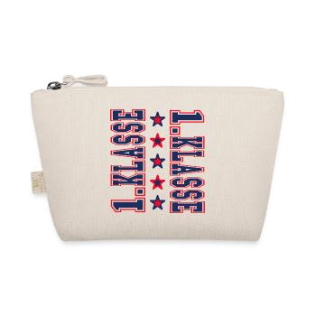 Grade 1 - First Grade School Enrollment School Child 2026 - Organic Pouch - nature - Front