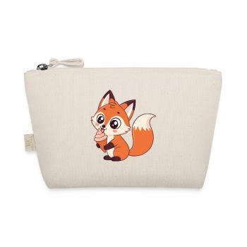 Renard gourmand crème glacée - Organic Pouch - nature - Front
