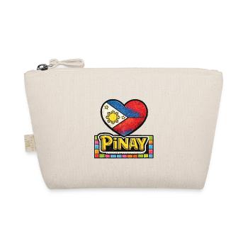 Pinay Heart Flag with Colourful Border - Organic Pouch - nature - Front