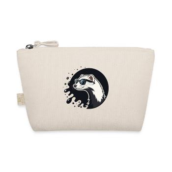 Ferret Urban Chic Schwarze Brille - Bio-Täschchen - Natur - Vorne