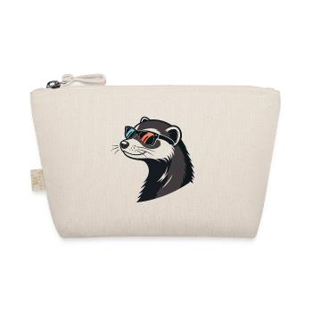 Furet Stylé de Profil - Lunettes Rétro - Trousse biologique - nature - Devant