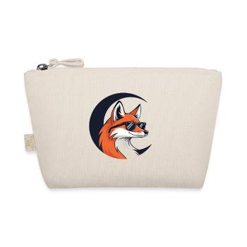 Lunar Fox in Sunglasses - Organic Pouch - nature - Front