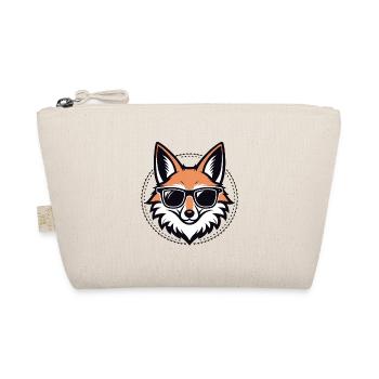 Retro Fox Sonnenbrillen - Bio-Täschchen - Natur - Vorne