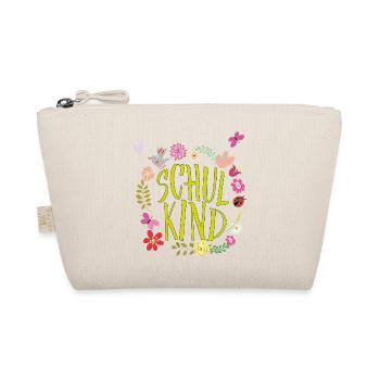 Schulkind Blumenkranz  - Bio-Täschchen - Natur - Vorne