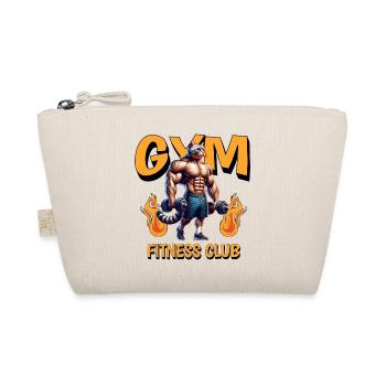 Gym Fitness Club – Stärke & Lifestyle - Bio-Täschchen - Natur - Vorne