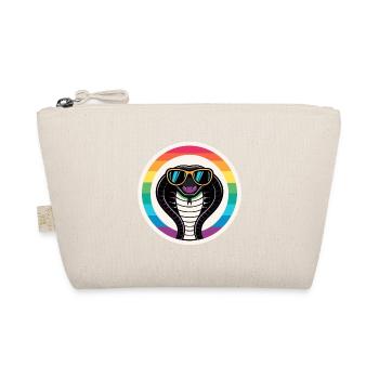 Royal Cobra Rainbow Retro Eyeglasses - Organic Pouch - nature - Front