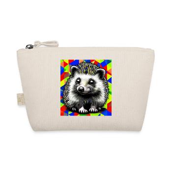 hedgehog - Organic Pouch - nature - Front