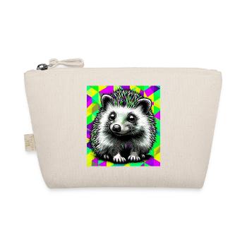 hedgehog - Organic Pouch - nature - Front