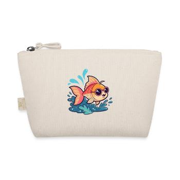 Fish Splash Sonnenbrille - Bio-Täschchen - Natur - Vorne