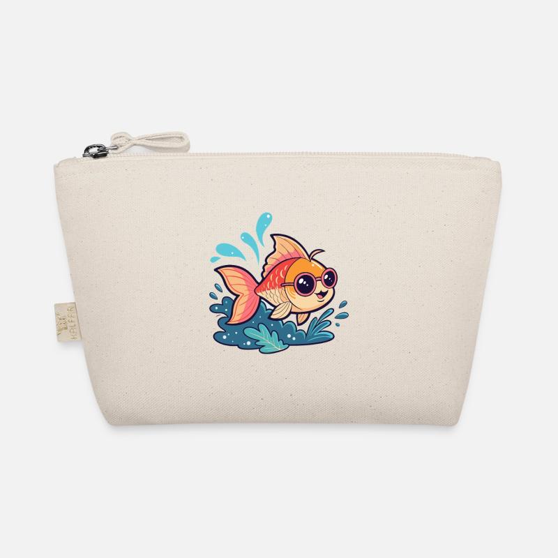Fish Splash Sunglasses Organic Pouch