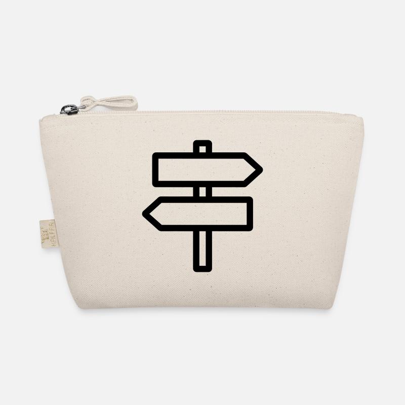 Direction sign Organic Pouch