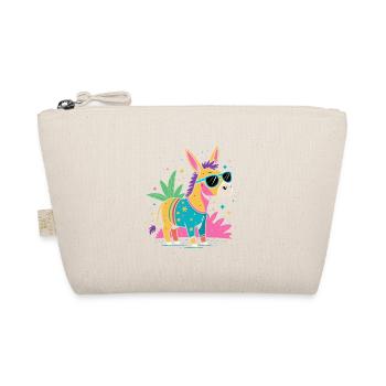 Eselfestliche Regenbogensonnenbrille - Bio-Täschchen - Natur - Vorne
