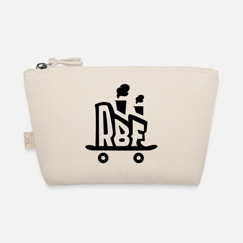 Roller Board Factory Logo Black Organic Pouch