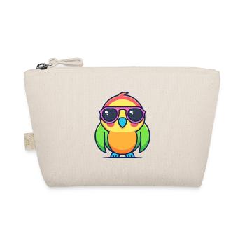 Perroquet néon lunettes rétro - Trousse biologique - nature - Devant