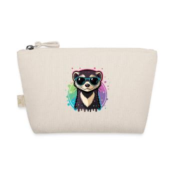 Loutre arc-en-ciel lunettes bleues - Trousse biologique - nature - Devant
