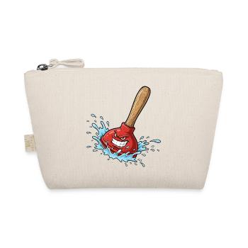Ventouse rouge avec éclaboussure d’eau - Trousse biologique - nature - Devant