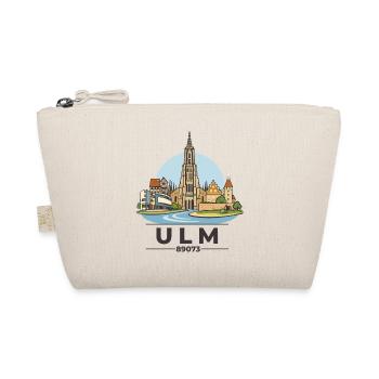 Ulm Motiv 1 Dom Skyline Illustration - Bio-Täschchen - Natur - Vorne