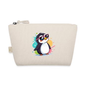 Pingouin cool pop lunettes roses - Trousse biologique - nature - Devant