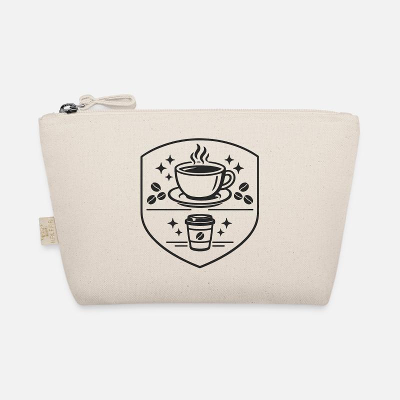 Kaffeekunst Schild-Logo Bio-Täschchen