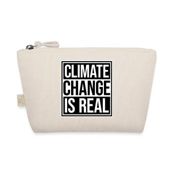 Climate Change Is Real Klimawandel Wissenschaft - Bio-Täschchen - Natur - Vorne