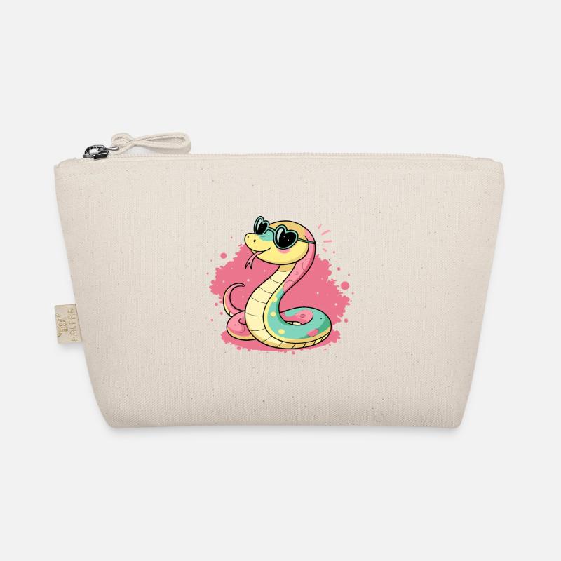 Pastel Cobra Rose Sunglasses Organic Pouch