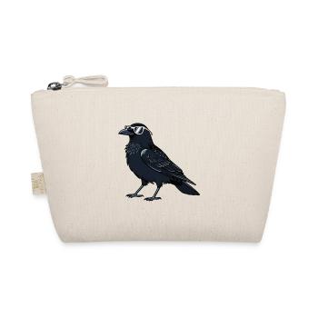 Corbeau chic lunettes blanches - Trousse biologique - nature - Devant