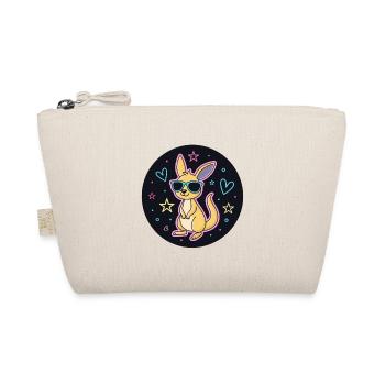 Neon Kangaroo Glasses - Organic Pouch - nature - Front