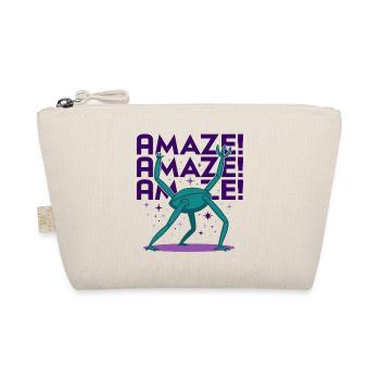 Rocky Inspired Alien Character - Organic Pouch - nature - Front