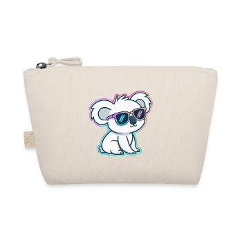 Koala neon glasses - Organic Pouch - nature - Front