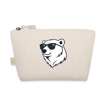 Ours polaire lunettes noires - Trousse biologique - nature - Devant