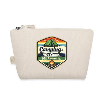 Camping Chaos Romantik Schild - Bio-Täschchen - Natur - Vorne