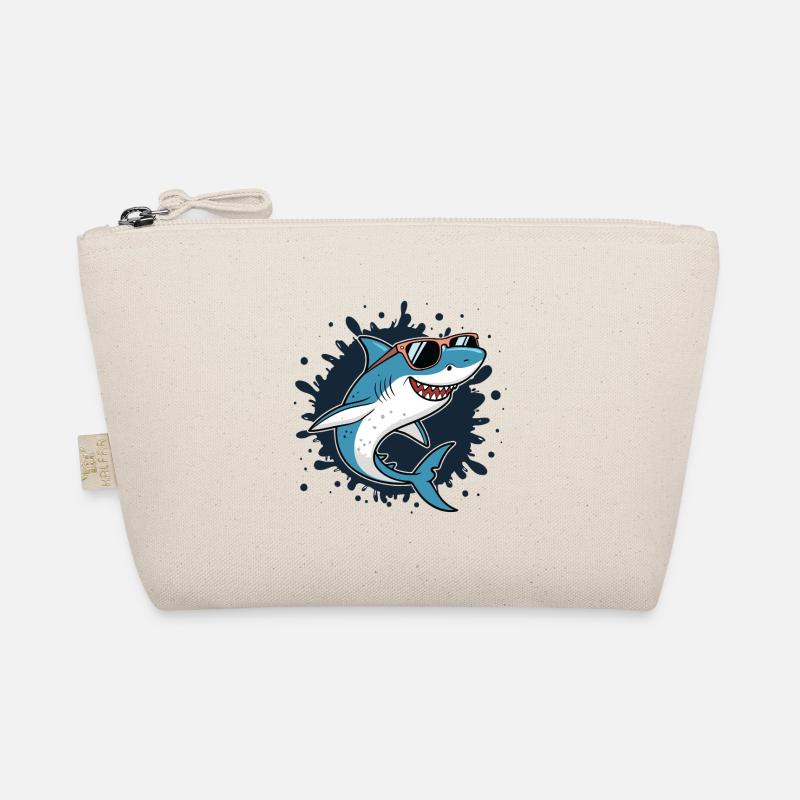 Cool Shark Ink Blast Sunglasses Organic Pouch