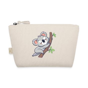 Traumhafter Koala auf einem Ast - Bio-Täschchen - Natur - Vorne