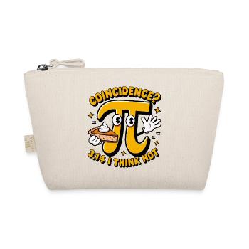 Pi Day Coincidence 3.14 Math Cake Design - Organic Pouch - nature - Front