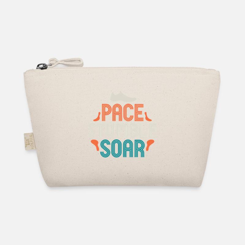 Pace Stumble Soar — Colorful Motivation Organic Pouch