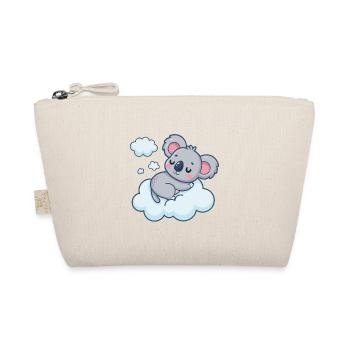 Sleepy Koala Cloud - Organic Pouch - nature - Front