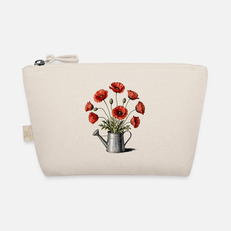 Coquelicots dans un arrosoir Trousse biologique
