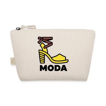High Heel Schuh Moda Italien Mode Urlaub - Bio-Täschchen - Natur - Vorne