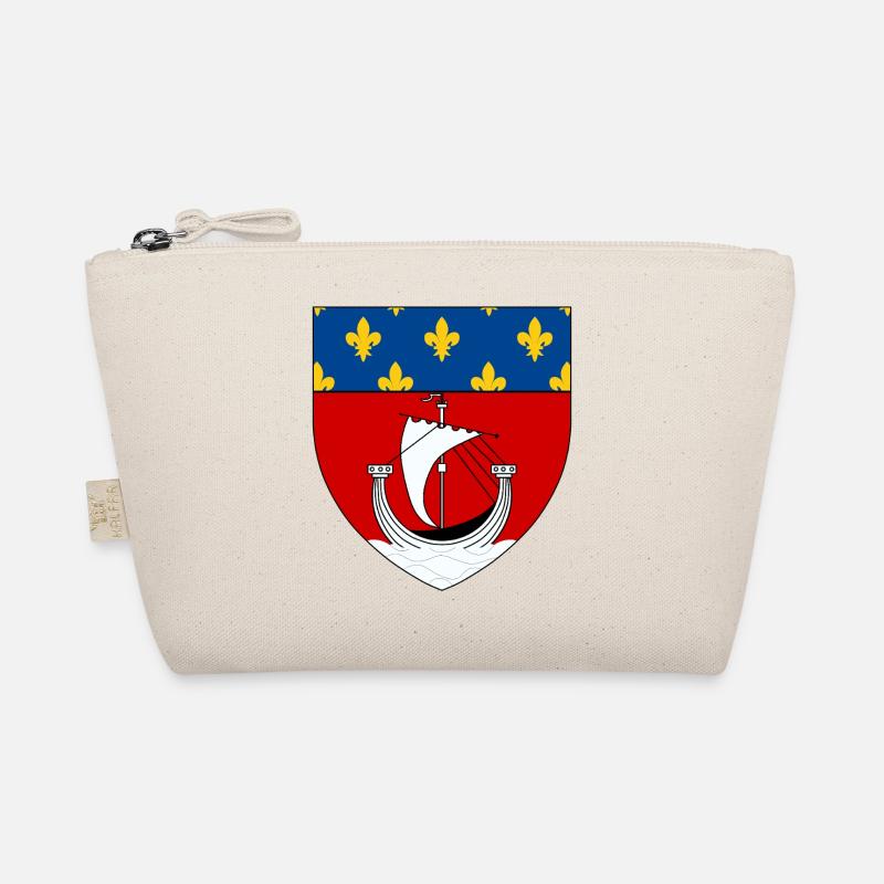 Heraldisches Wappen von Paris - Bio-Täschchen - Natur
