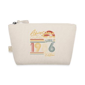 June 1986 Vintage Birthday Vintage Gift - Organic Pouch - nature - Front