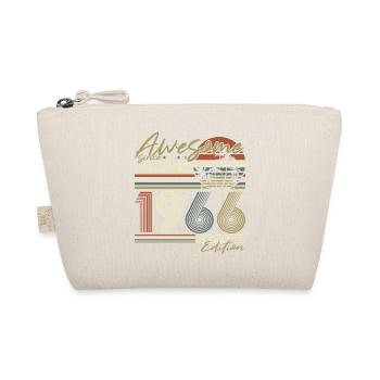 June 1966 Vintage Birthday Vintage Gift - Organic Pouch - nature - Front