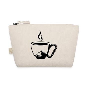 Kaffeetasse Karabiner Berge Outdoor - Bio-Täschchen - Natur - Vorne