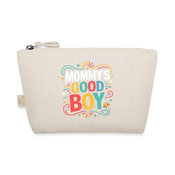 Mommy's Good Boy - Mother Son Good Boy - Organic Pouch - nature - Front
