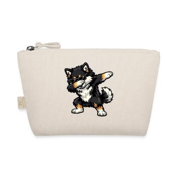 Dabbing Finnischer Lapphund - Bio-Täschchen - Natur - Vorne