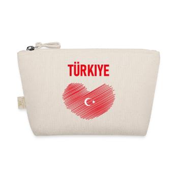 TÜRKEI TÜRKIYE TÜRKISCHE Europa Sport Fan - Bio-Täschchen - Natur - Vorne