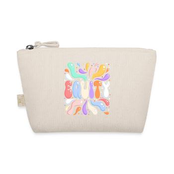 EQUITY Colorful Bubble and Splash Letters - Organic Pouch - nature - Front